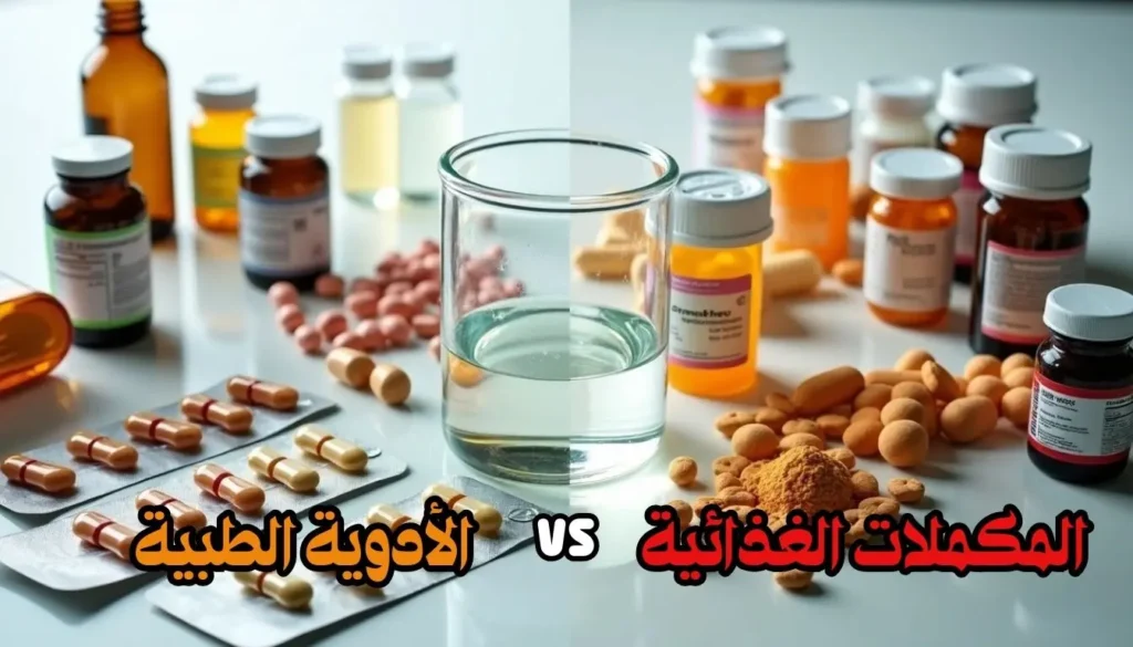 الفرق بين المكملات الغذائية و الأدوية
