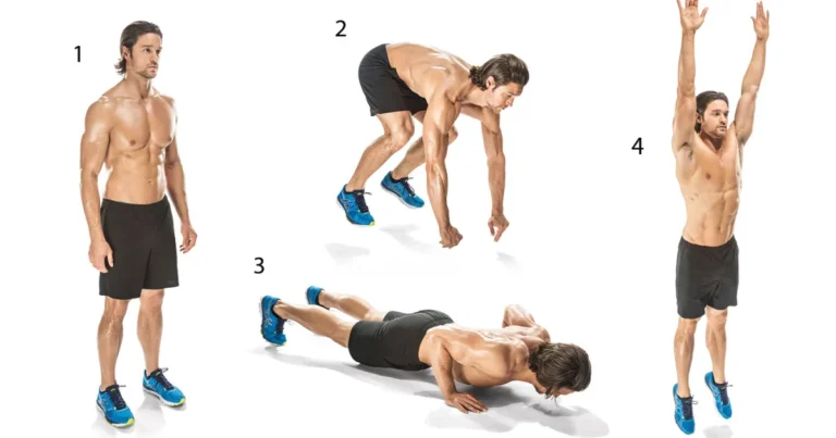 أفضل 6 تمارين كارديو في المنزل لحرق الدهون : بدون معدات! 4 تمرين burpees