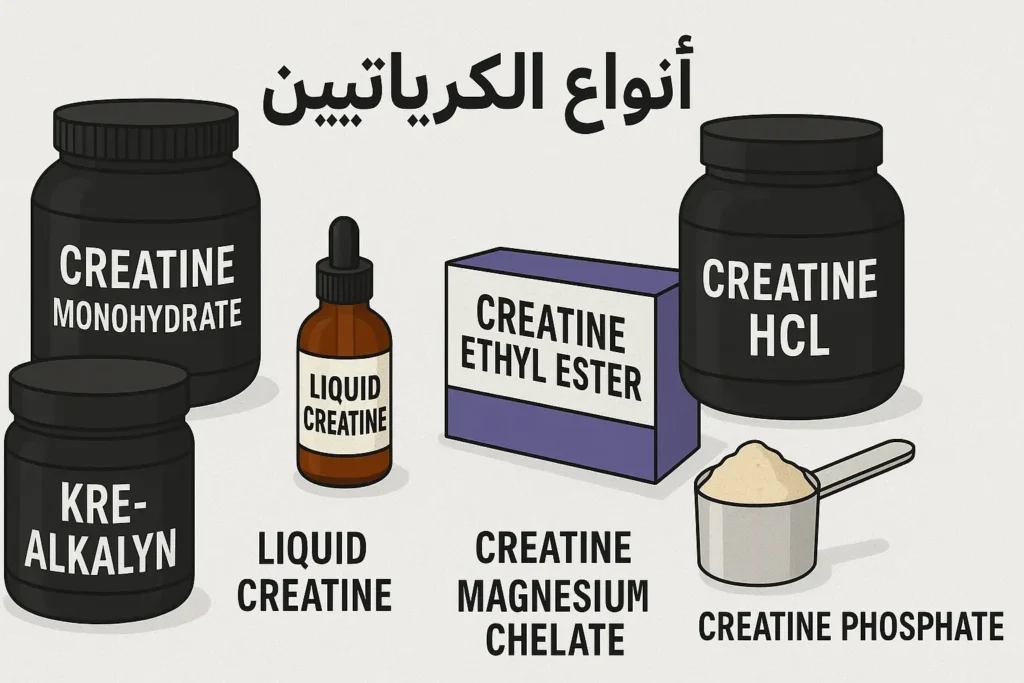 أنواع الكرياتين